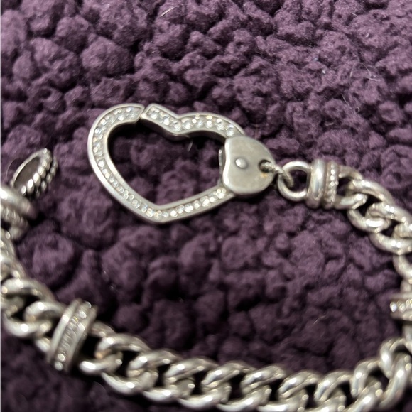 Silver Heart Chain Bracelet - Picture 5 of 5